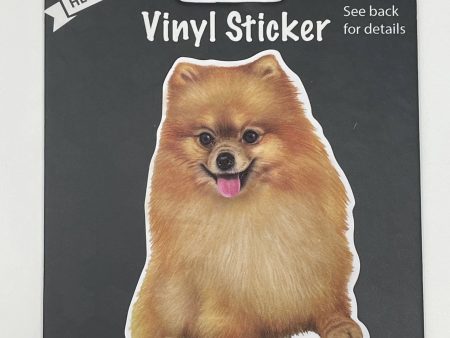 Pet Vinyl Sticker Pomeranian Sale