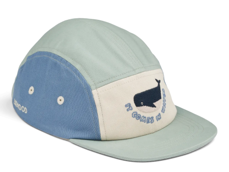 Cap - Organic Cotton - Ice Blue Mix Hot on Sale