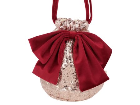 Bag - Pink Sequin Bow Online Hot Sale