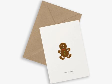 Christmas Card - Gingerbread For Cheap