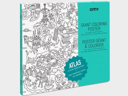 Giant Colouring Poster - Recycled Paper - Atlas Online now