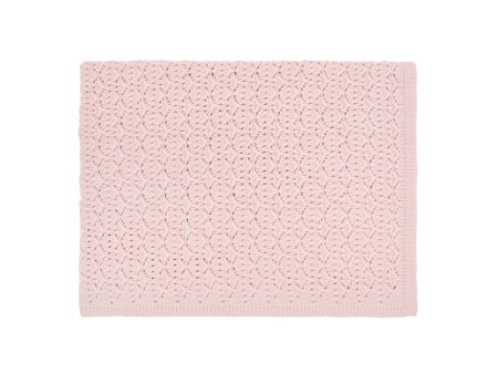 Baby Blanket - Dentelle - Light Pink Cheap