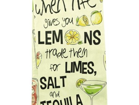 Wit! Tea Towel When Life Gives You Lemons Sale