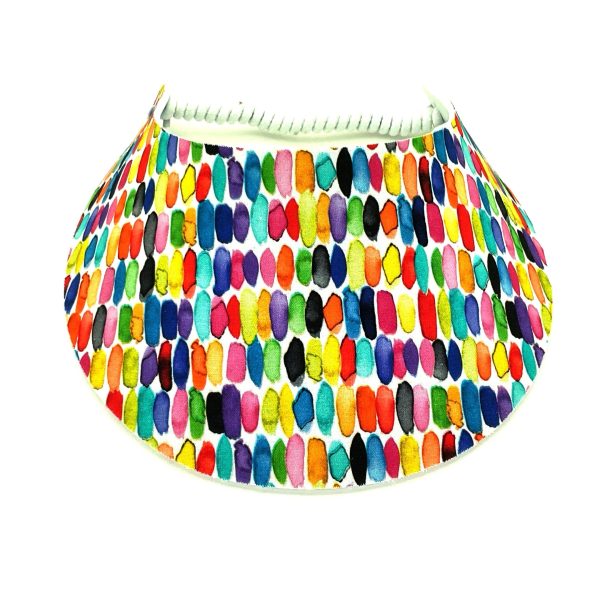 Splash of Color Patterns Foam Sun Visor Supply