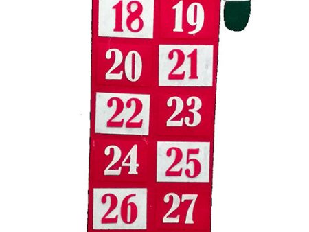 Felt Christmas Advent Calendar (Snowman) Cheap