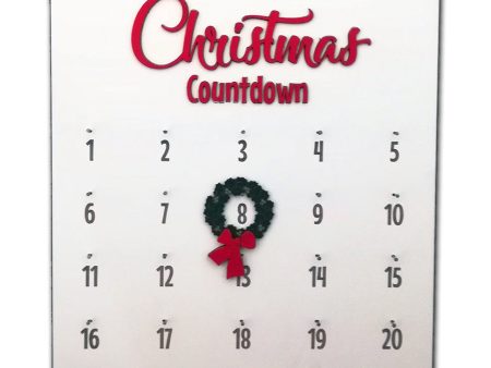 Christmas countdown board Cheap