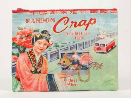 BlueQ Zipper Pouch Random Crap Fashion