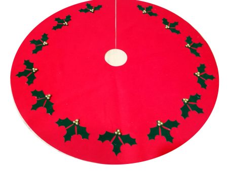 Christmas Tree Skirt (red) Online