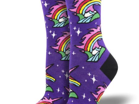 SockSmith Women Crew Atomicchild Free To Be Me For Cheap