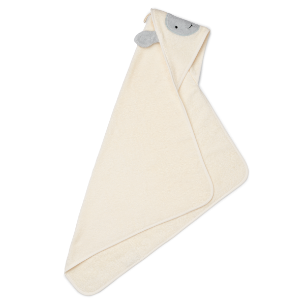 Hooded Towel - Organic Cotton - Sheep - Creme De La Creme Sale