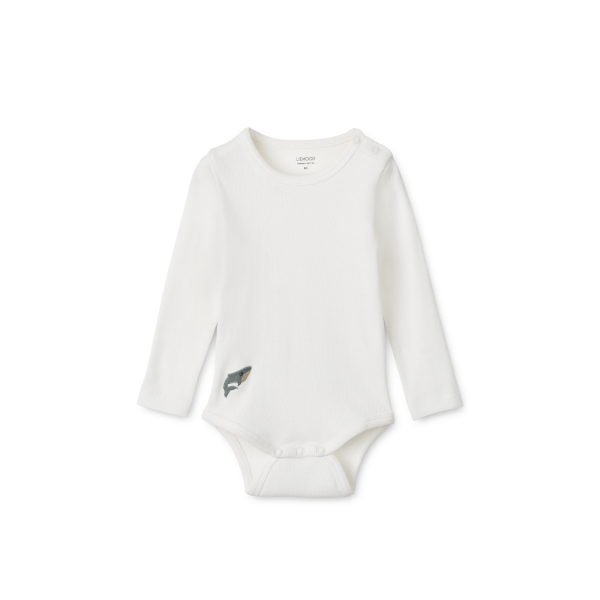 Bodysuit - Yanni - Sea Creature Sandy   Crisp White Online Hot Sale