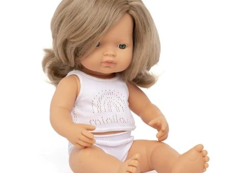 Baby Doll - Caucasian Girl - 38cm - BPA Free Online Sale