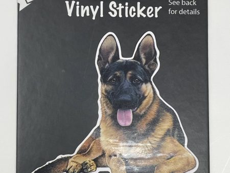 Pet Vinyl Sticker German Shepherd Cheap