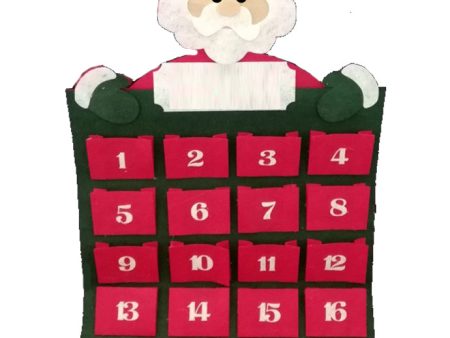 Felt Christmas Advent Calendar (Santa 2) Hot on Sale