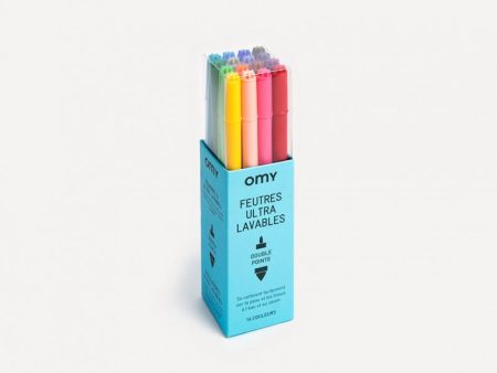 Washable Felt Pens - 16 Colours Online Hot Sale