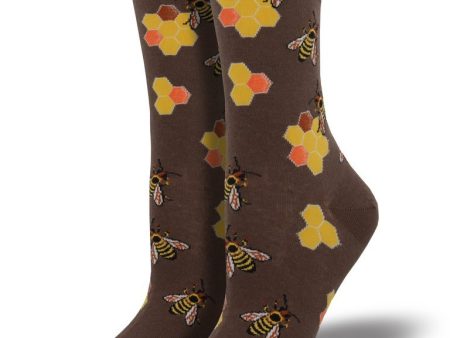 SockSmith Women Crew Busy Bee Supply