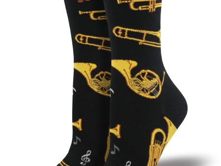 SockSmith Women Crew Brass on Sale