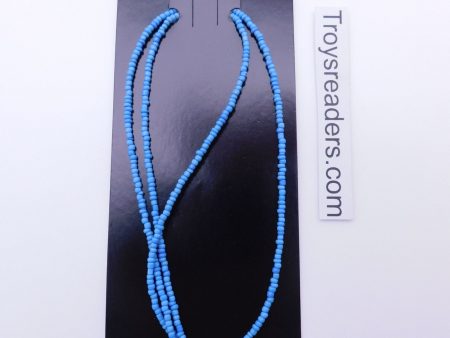 Light Blue Beads Chain Eyewear Holder Fashion