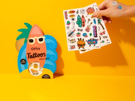 Temporary Tattoo - Surf & Skate Online Sale