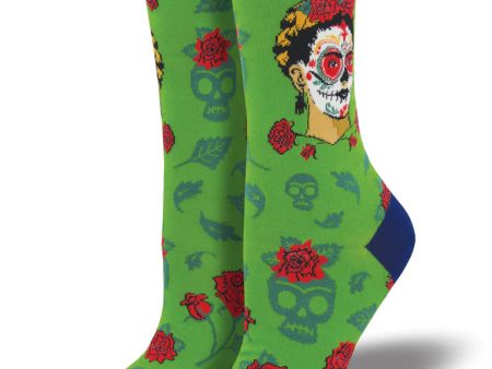 SockSmith Women Crew Dia De Los Frida Online