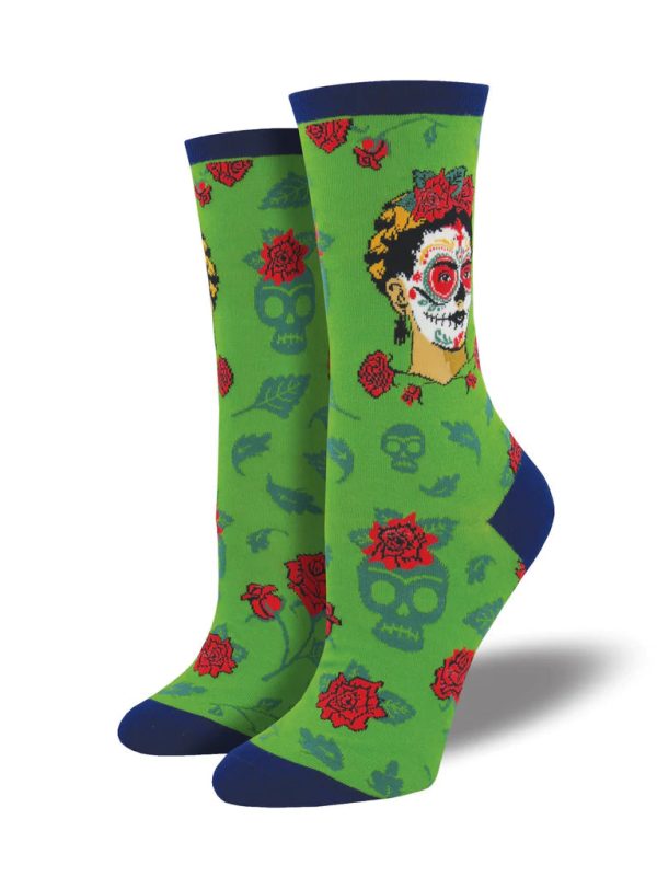 SockSmith Women Crew Dia De Los Frida Online