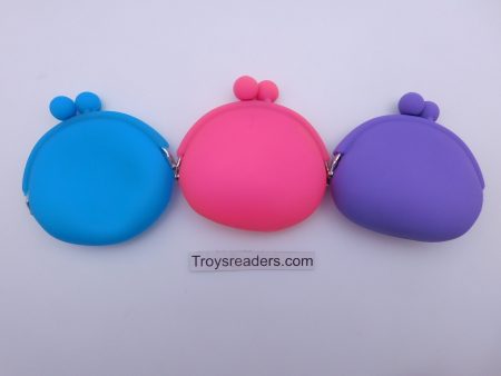 Silicone Coin Purse in Three Colors on Sale