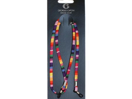 Rainbow Fabric Chain Eyewear Holder Online now