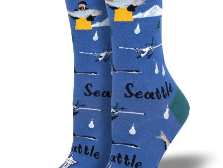 SockSmith Women Crew Seattle Cheap