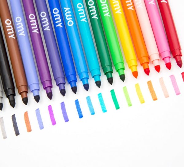 Washable Felt Pens - 16 Colours Online Hot Sale