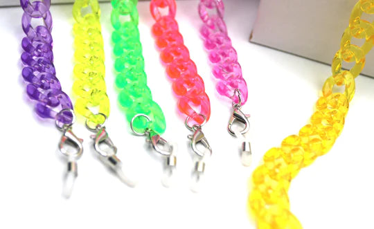 Colorful Big Chain Eyewear Holder with Clip for Mask Online