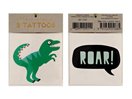 Temporary Tattoo - Dinosaur Discount