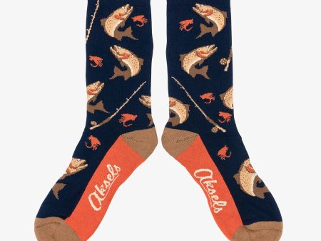 Aksels Fly Fishing Socks One Size Fits Most Fashion