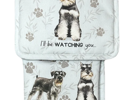 Pet Oven Mitt Set Schnauzer Hot on Sale