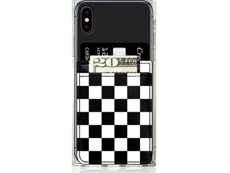 iDecoz Checkered Faux Leather Pocket Online Sale