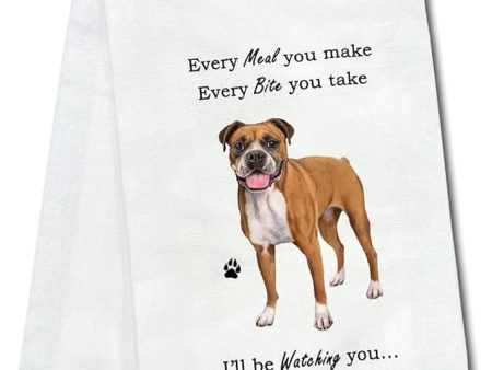 Pet Kitchen Towel Uncropped Boxer Online