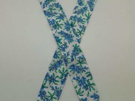 Small Blue & Green Flowers Cool Tie For Discount