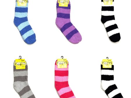 Foozys Unisex Fluffy Stripes Hot on Sale