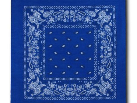 Royal Blue Bandana 100% Cotton Fashion