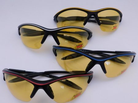 Half Frame Polarized Night Driver in Four Colors Online now