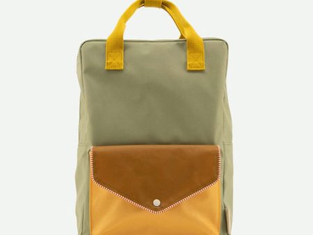 Backpack - Envelope - Map Green Online now