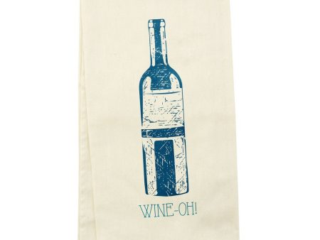 Wit! Tea Towel Wine-Oh! Discount