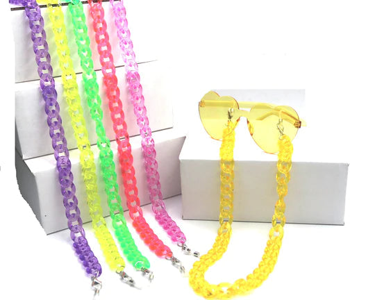 Colorful Big Chain Eyewear Holder with Clip for Mask Online