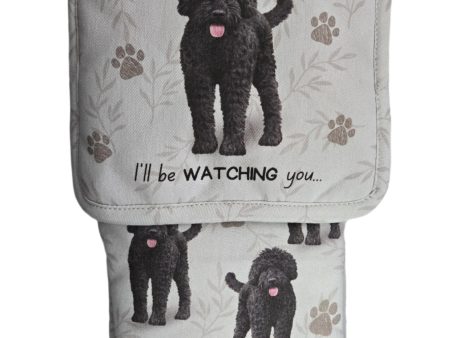 Pet Oven Mitt Set Dark Labradoodle For Cheap