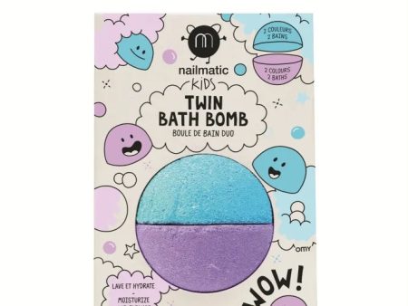 Bath Bomb - Twin - Blue & Violet Hot on Sale