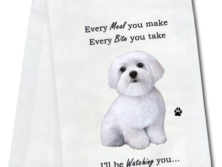 Pet Kitchen Towel Maltese Online now