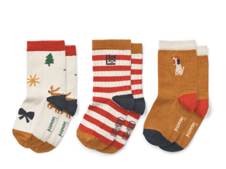 Silas Socks - Holiday Sandy Mix Fashion