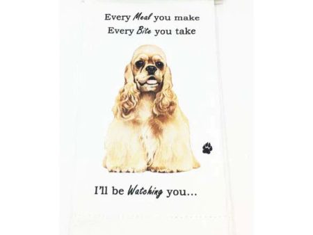 Pet Kitchen Towel Cocker Spaniel For Sale