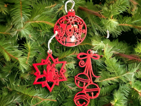 Acrylic Christmas ornaments on Sale