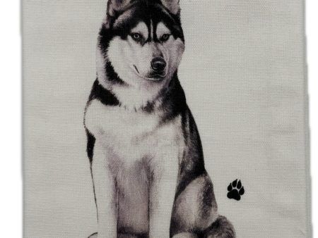 Pet Kitchen Towel Siberian Huskey Cheap