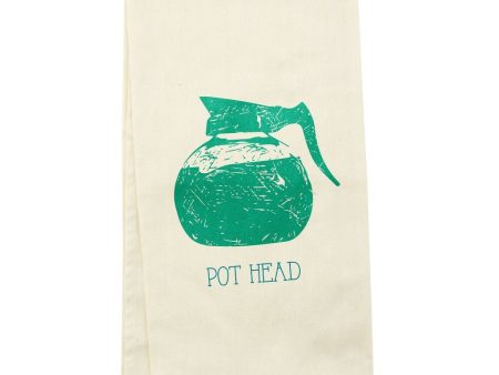 Wit! Tea Towel Pot Head Cheap